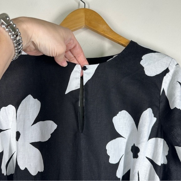 NWOT Hobbs London Regina Linen Midi Dress US 14 - Picture 7 of 11